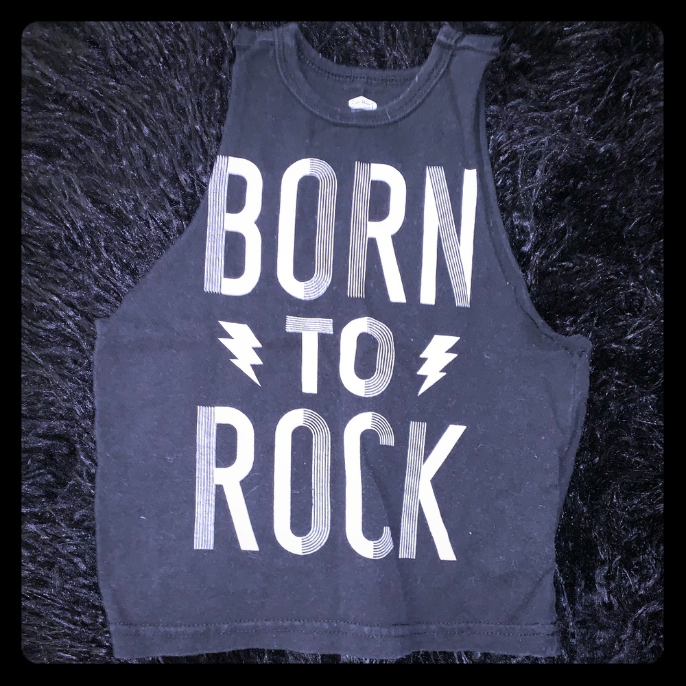 Born To Rock Toddler Tank